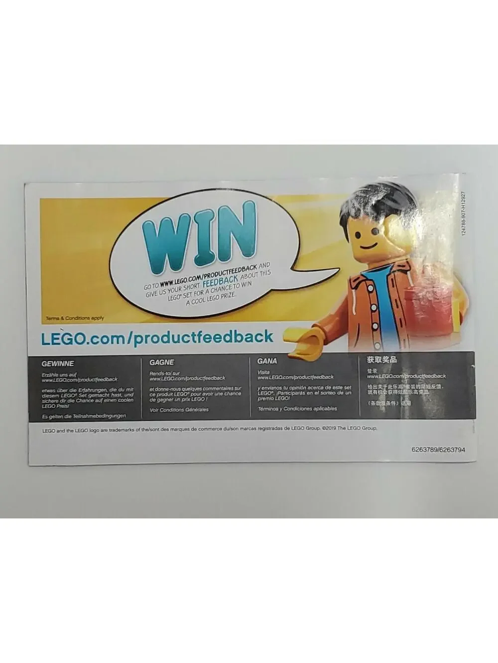 Lego Creator # 31089 Car Instruction Booklet ONLY Manual Sunset Track Racer